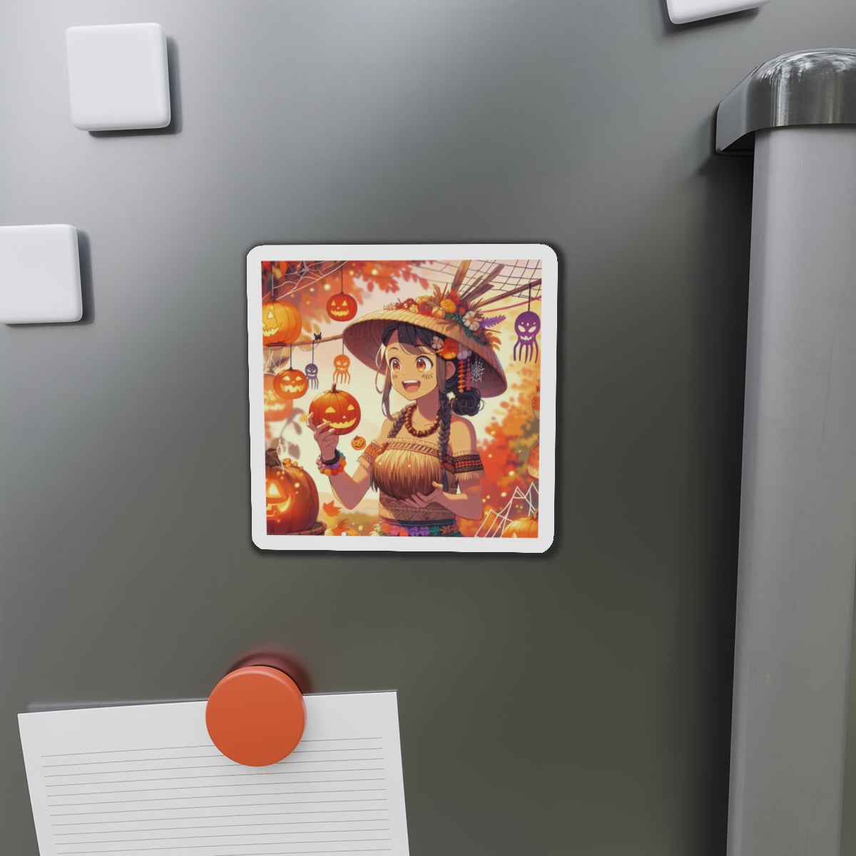 Island Holiday Series Magnet - Halloween