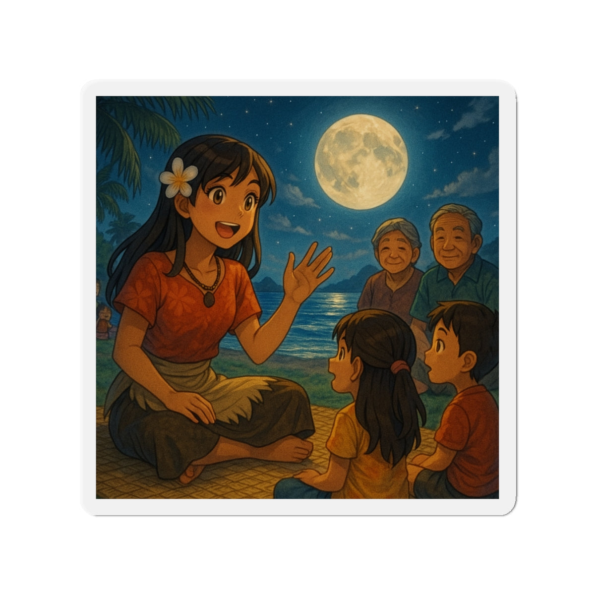 Story time with siblings