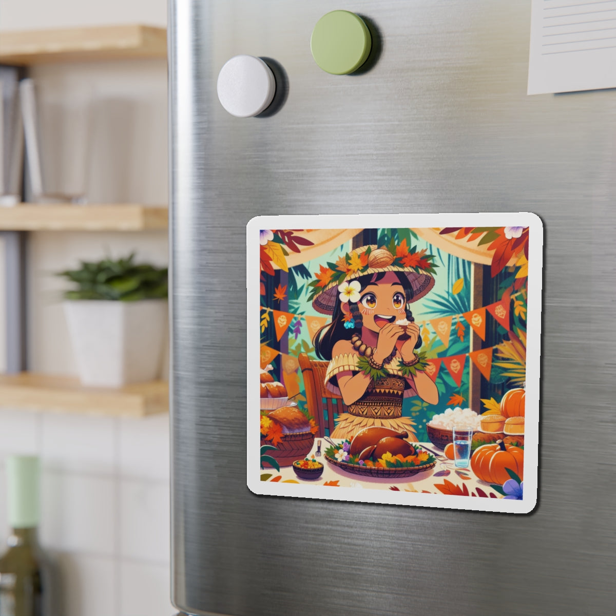 Islander Holiday Series Magnet - Thanksgiving