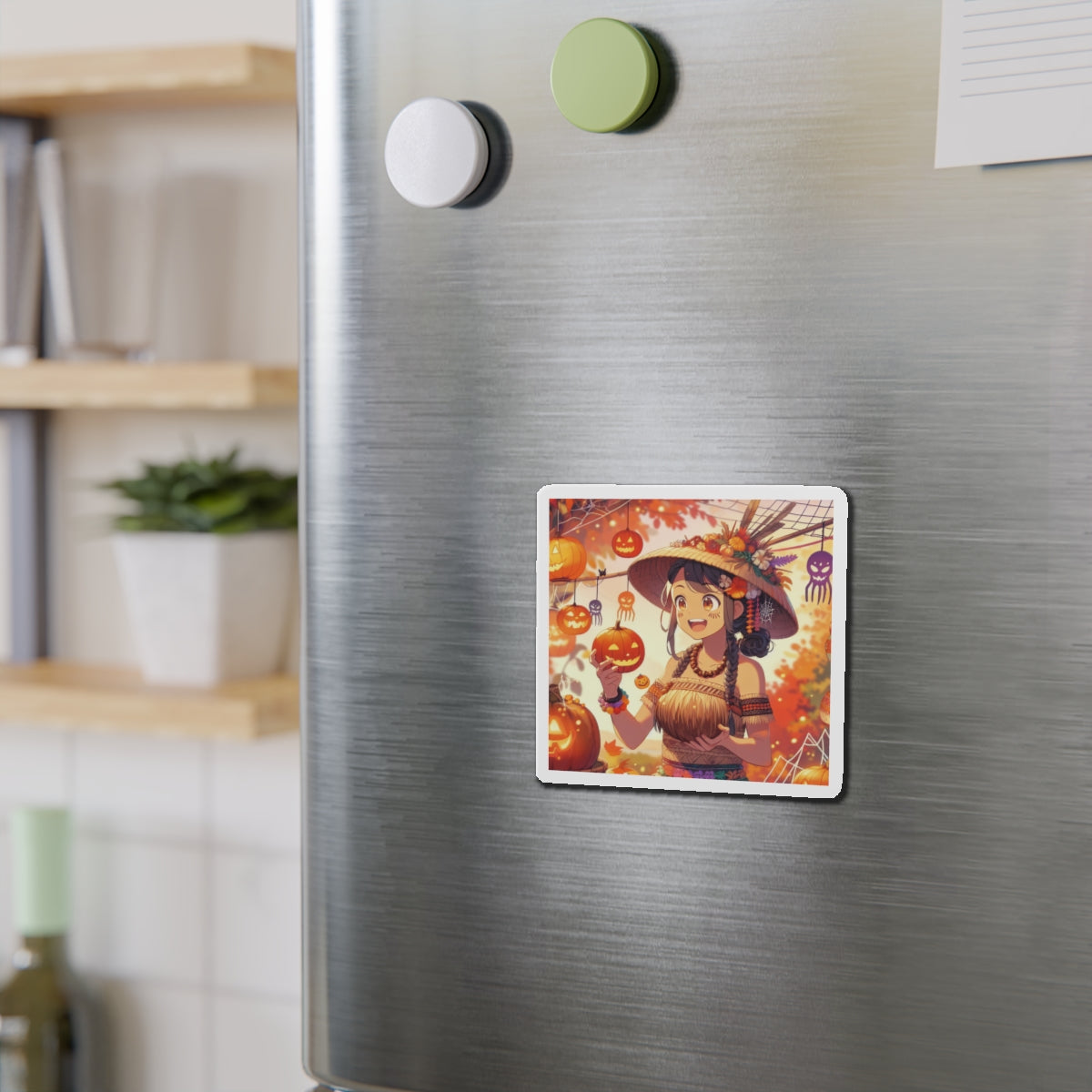 Island Holiday Series Magnet - Halloween