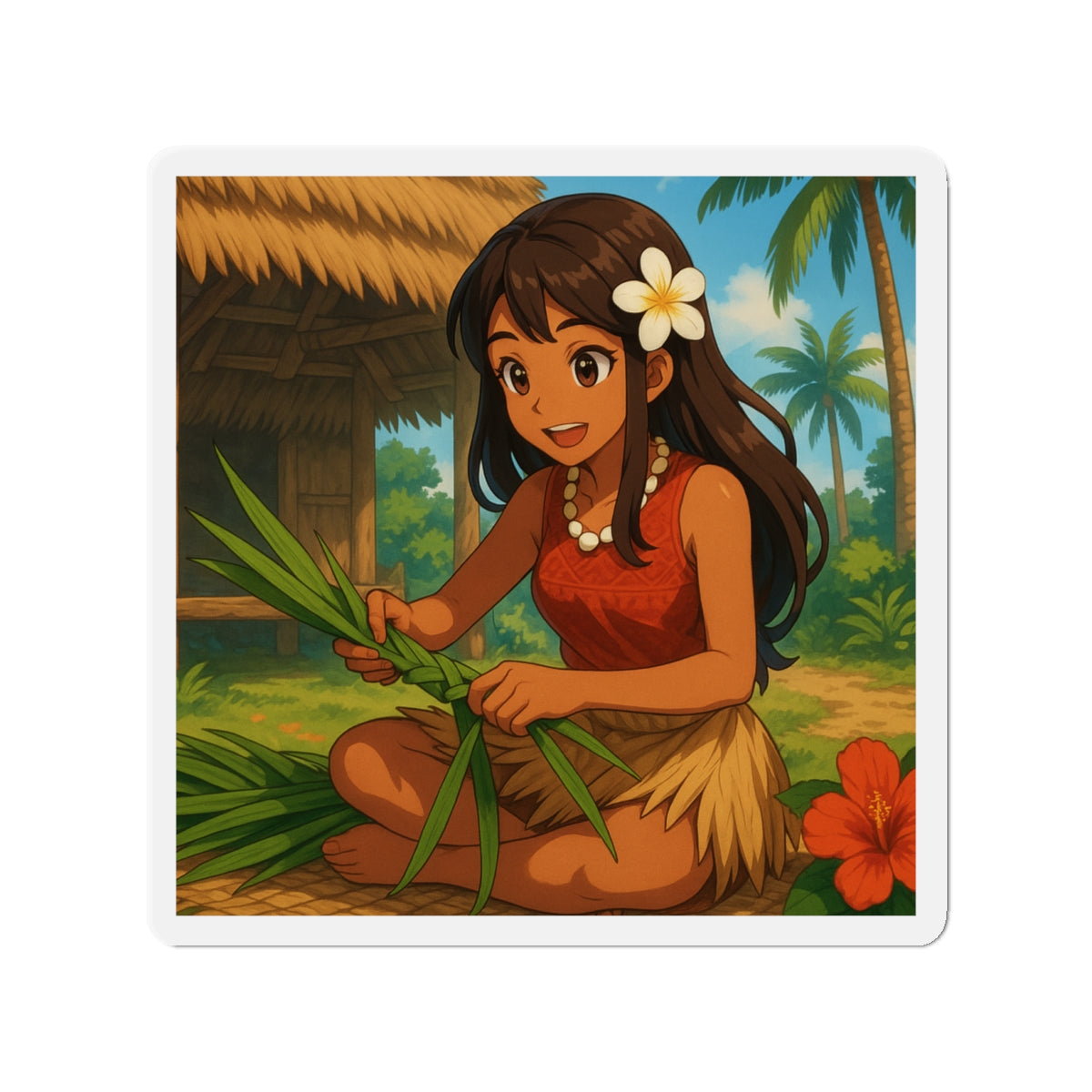 Weaving practice magnet