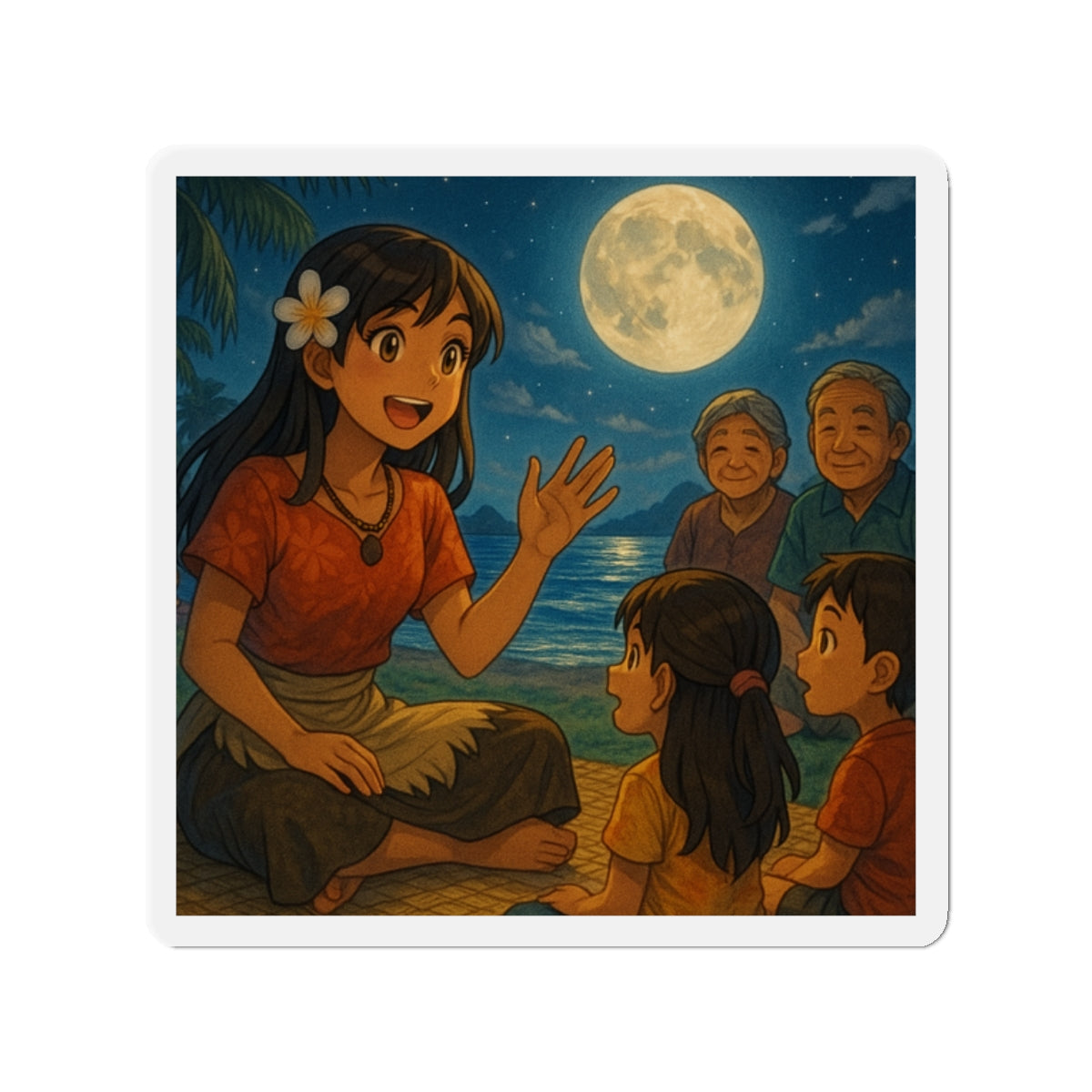 Story time with siblings