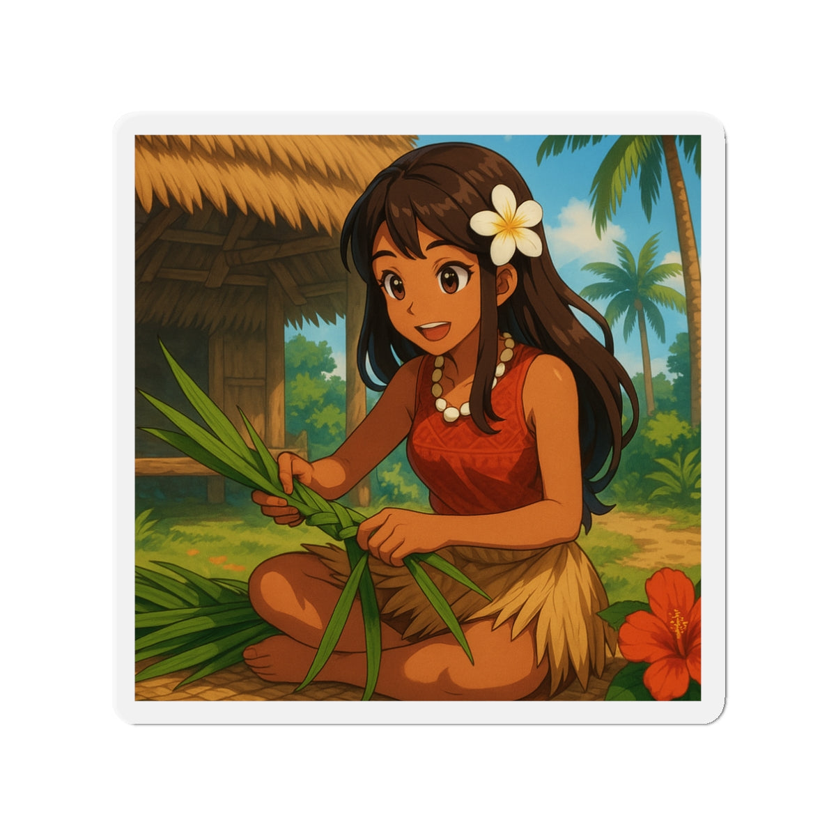 Weaving practice magnet