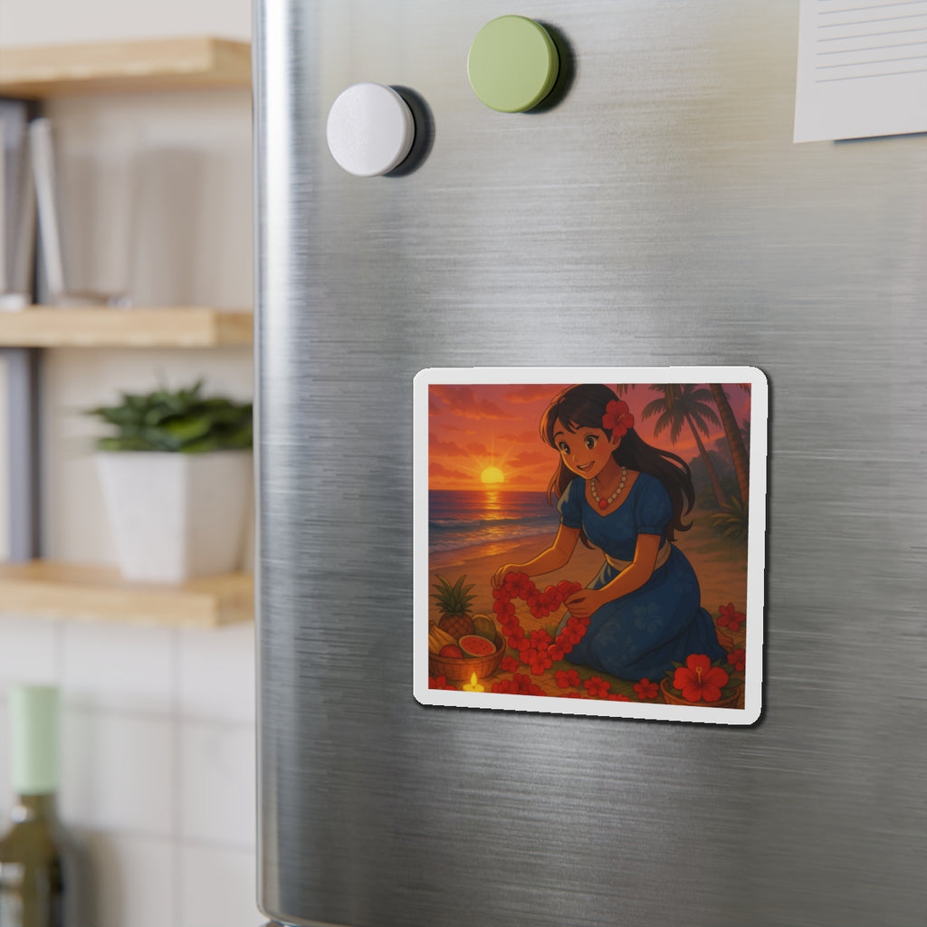 valentines flowers magnet