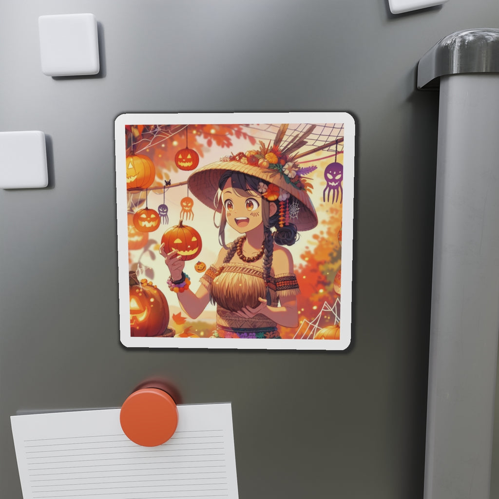 Island Holiday Series Magnet - Halloween