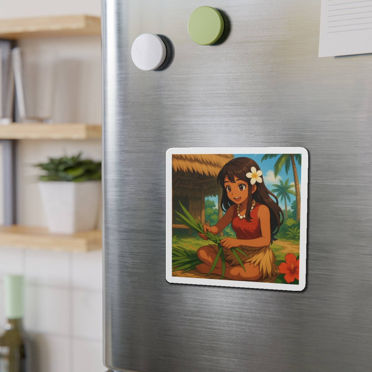 Weaving practice magnet