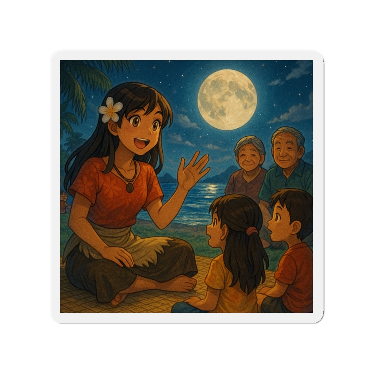 Story time with siblings