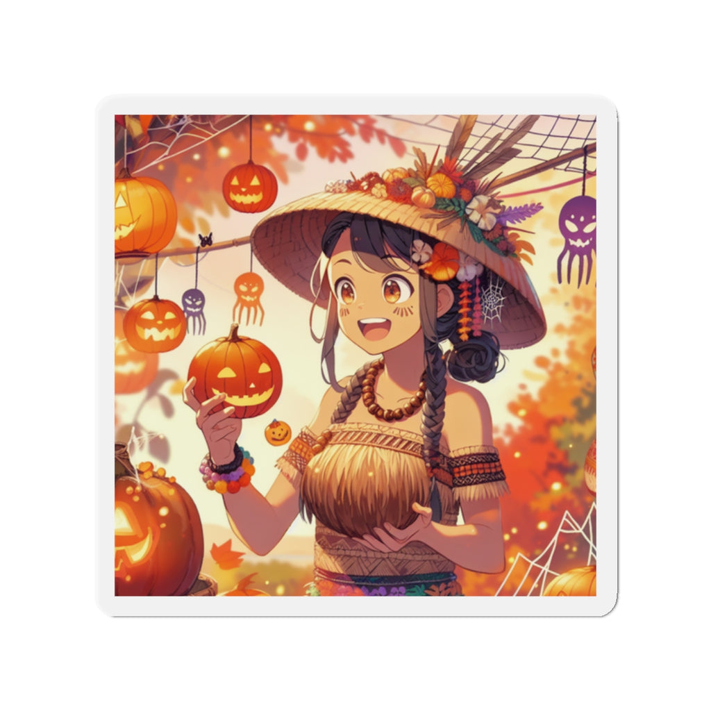 Island Holiday Series Magnet - Halloween